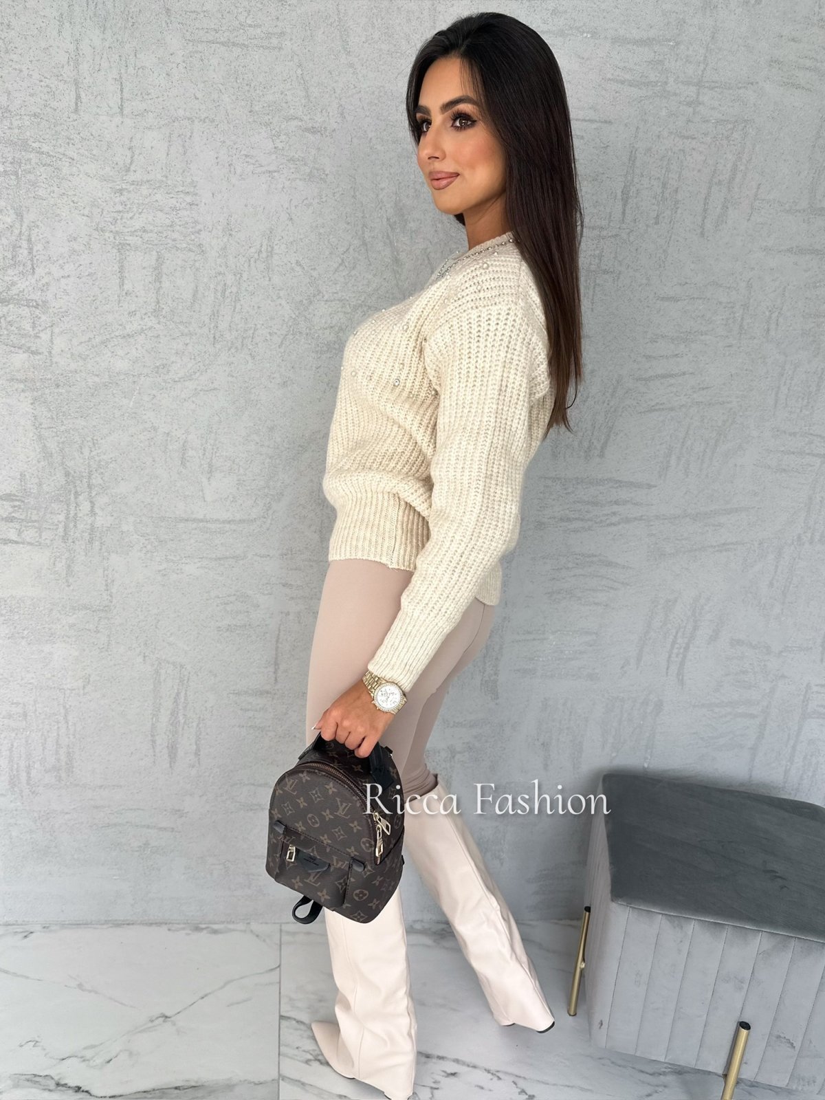 Sweter DIVA, beige