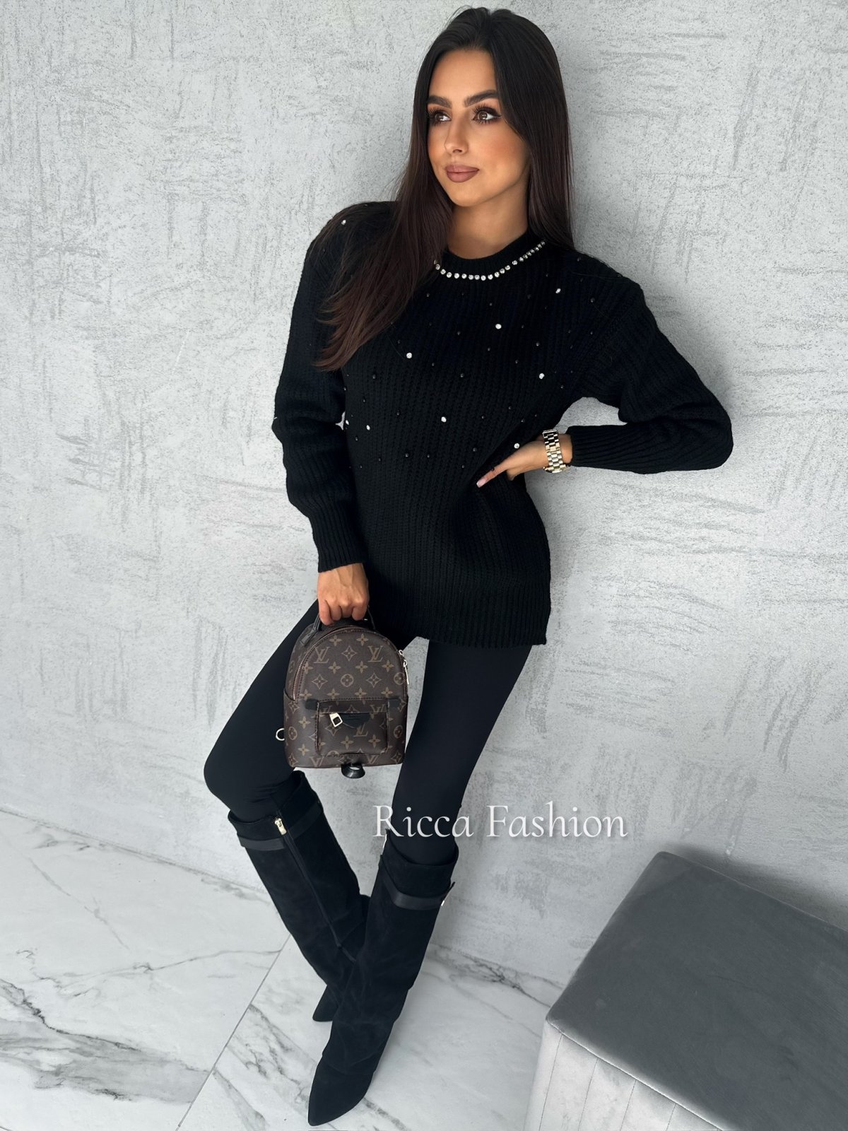 Sweter DIVA, black