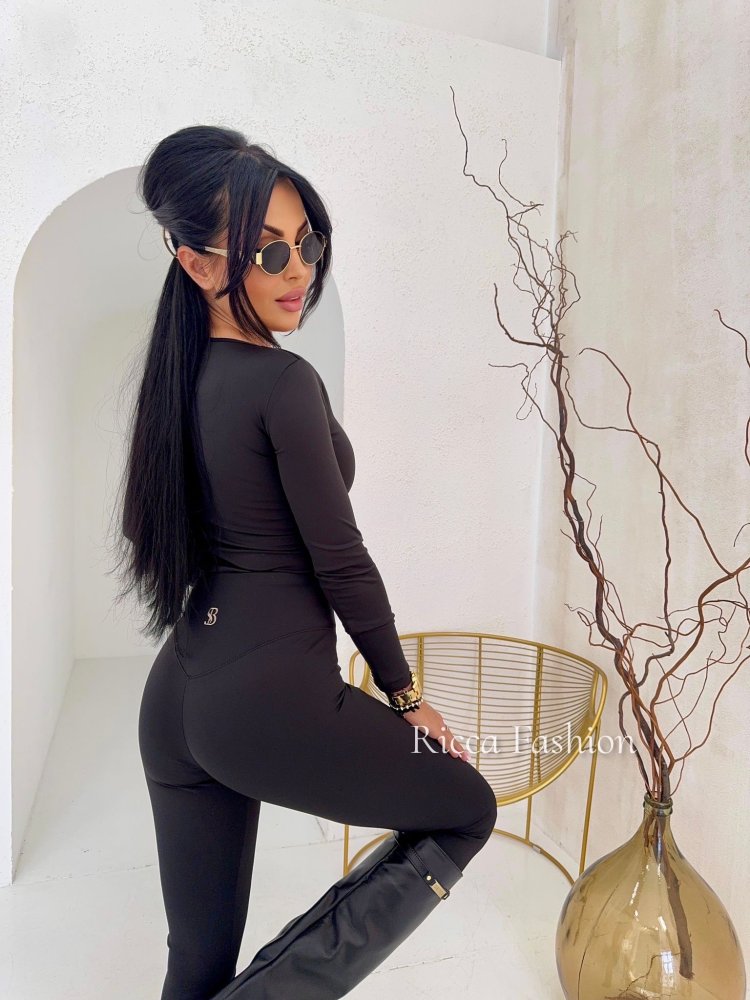 Legginsy premium CORSET, black