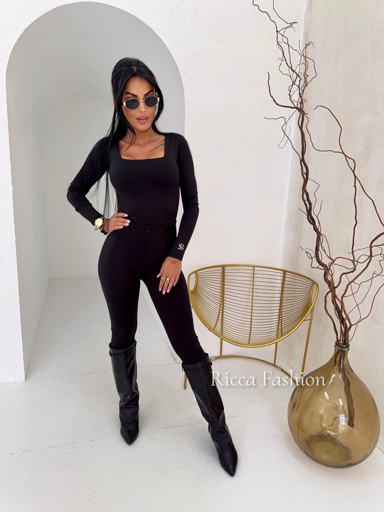 Legginsy premium CORSET, black