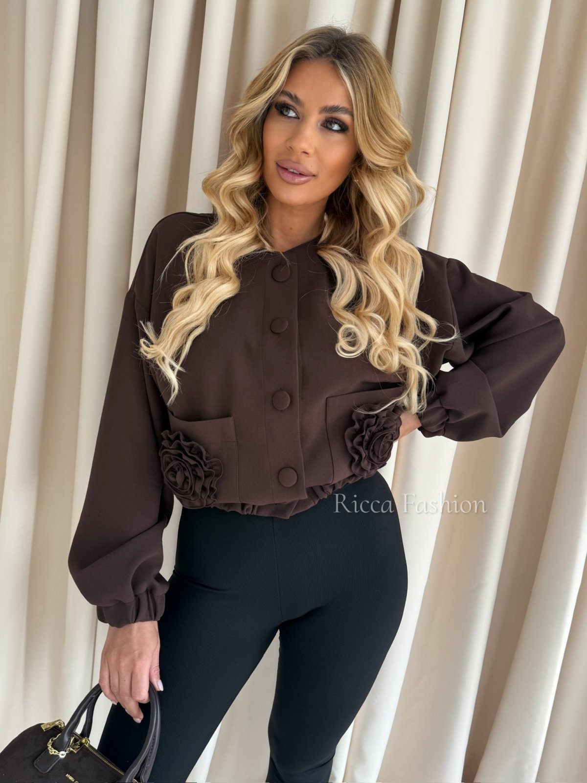 Kurtka/bomberka ROSSITA PREMIUM, chocolate