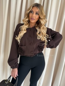 Kurtka/bomberka ROSSITA PREMIUM, chocolate