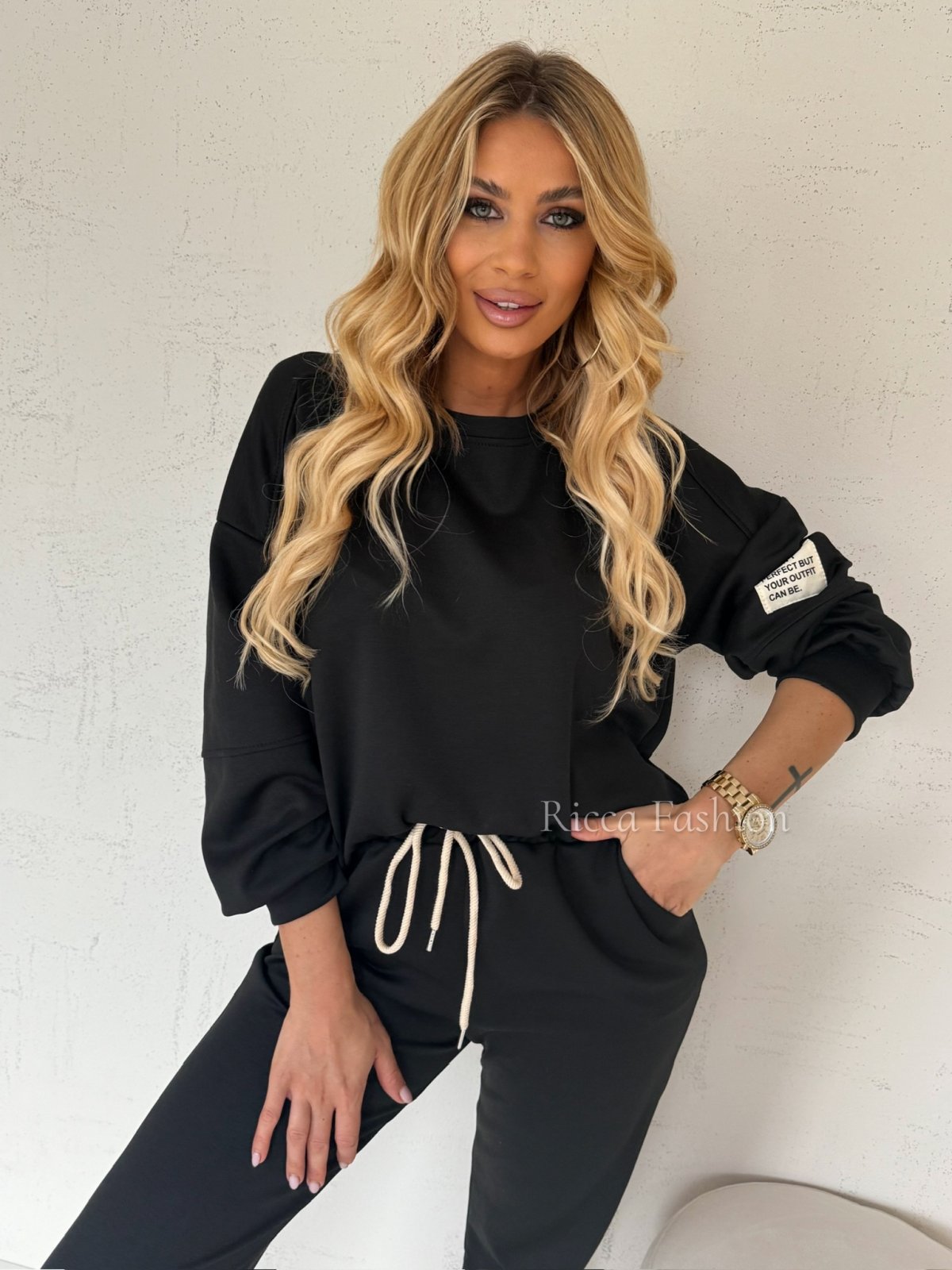 Komplet masełkowy OMAR, black