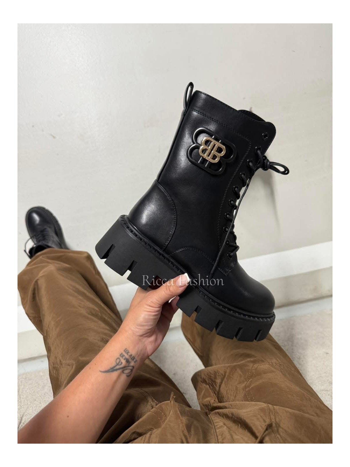 Botki/workery BALLY, black