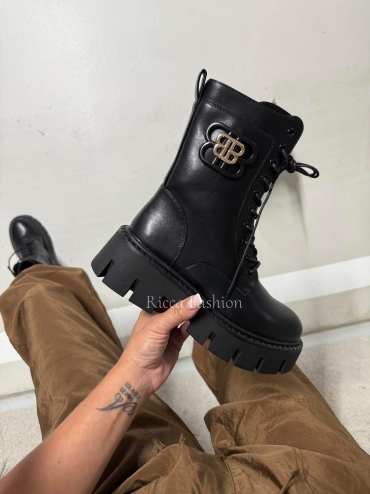 Botki/workery BALLY, black