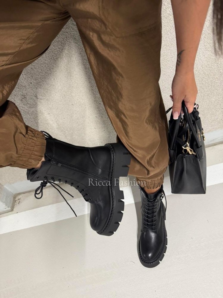 Botki/workery BALLY, black