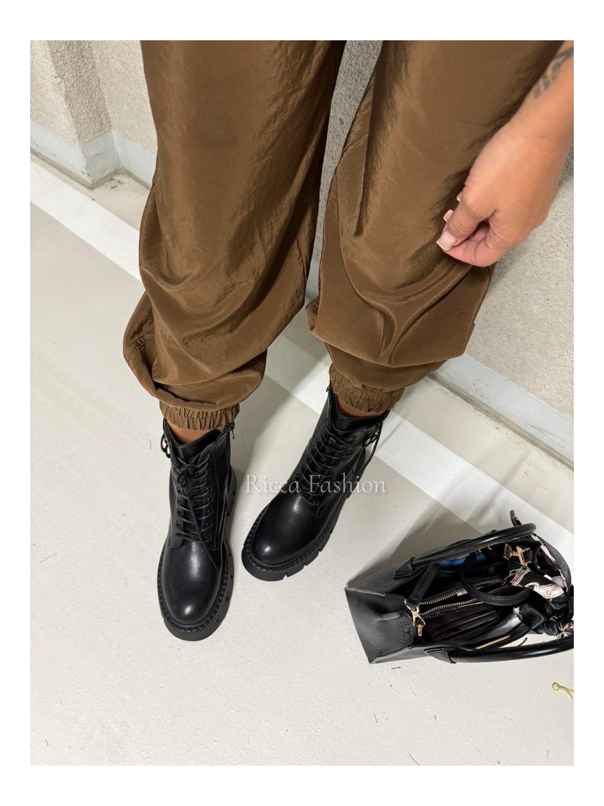 Botki/workery BALLY, black