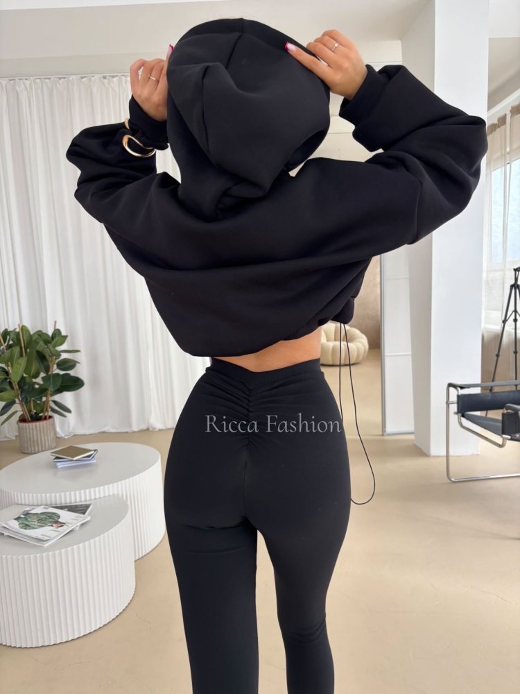 Legginsy prążkowane premium...