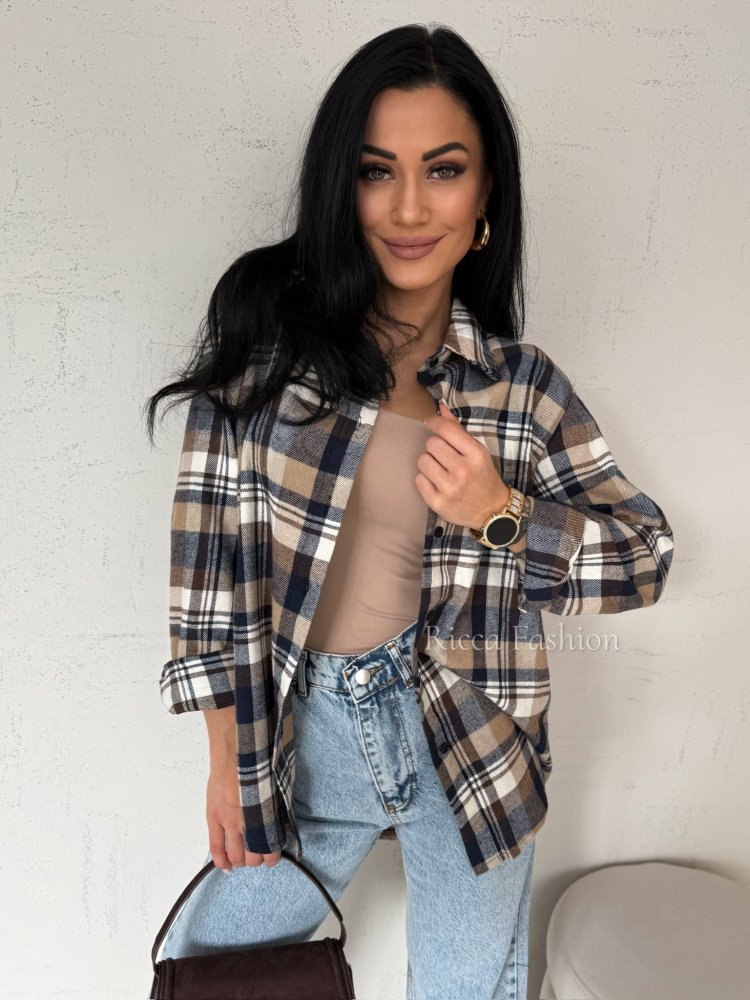 Koszula bawełniana w kratę...