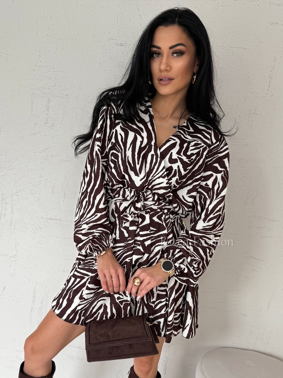 Torebka zamszowa LETICIA, chocolate