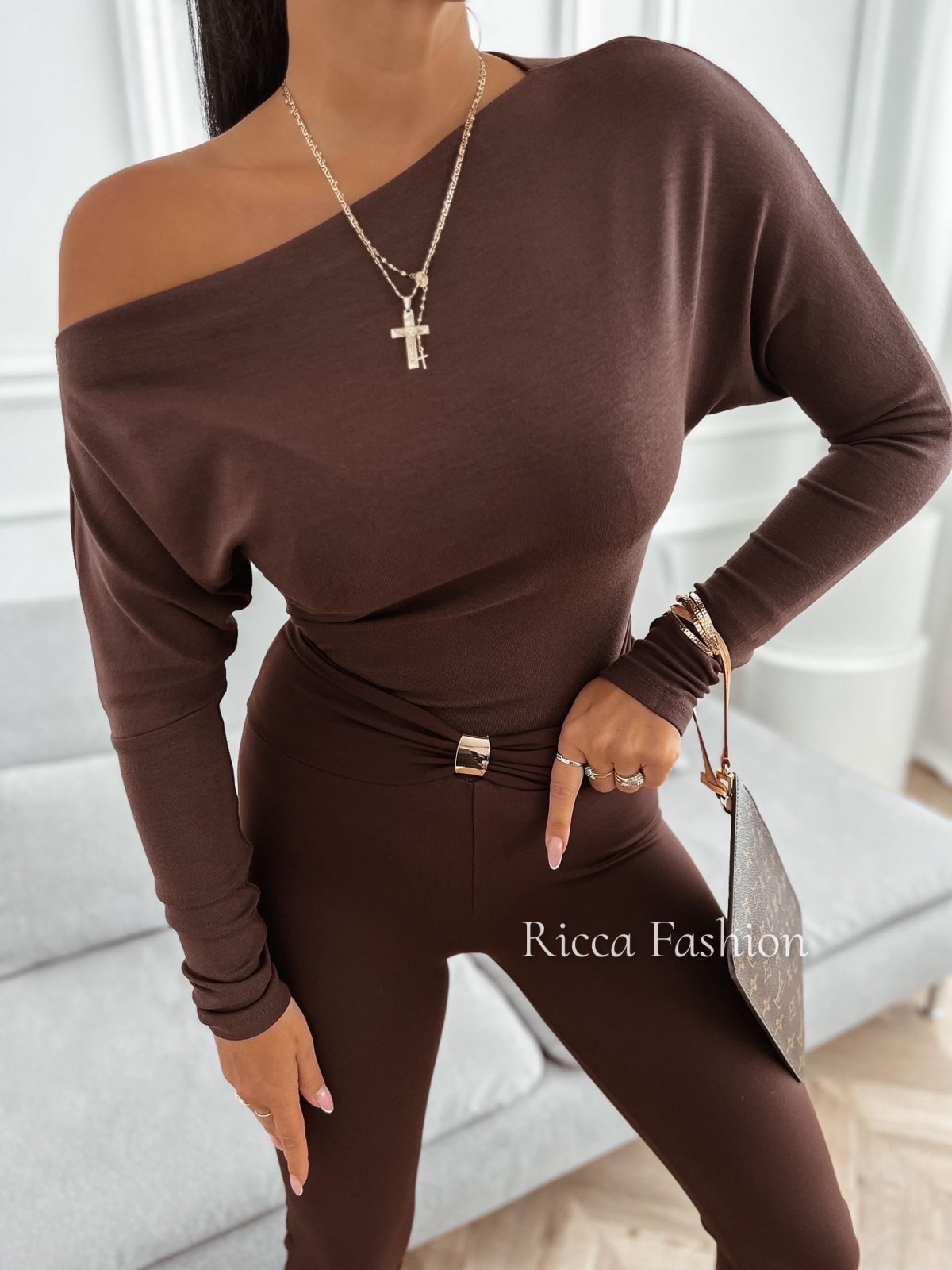 Bluzka PALOMA, chocolate