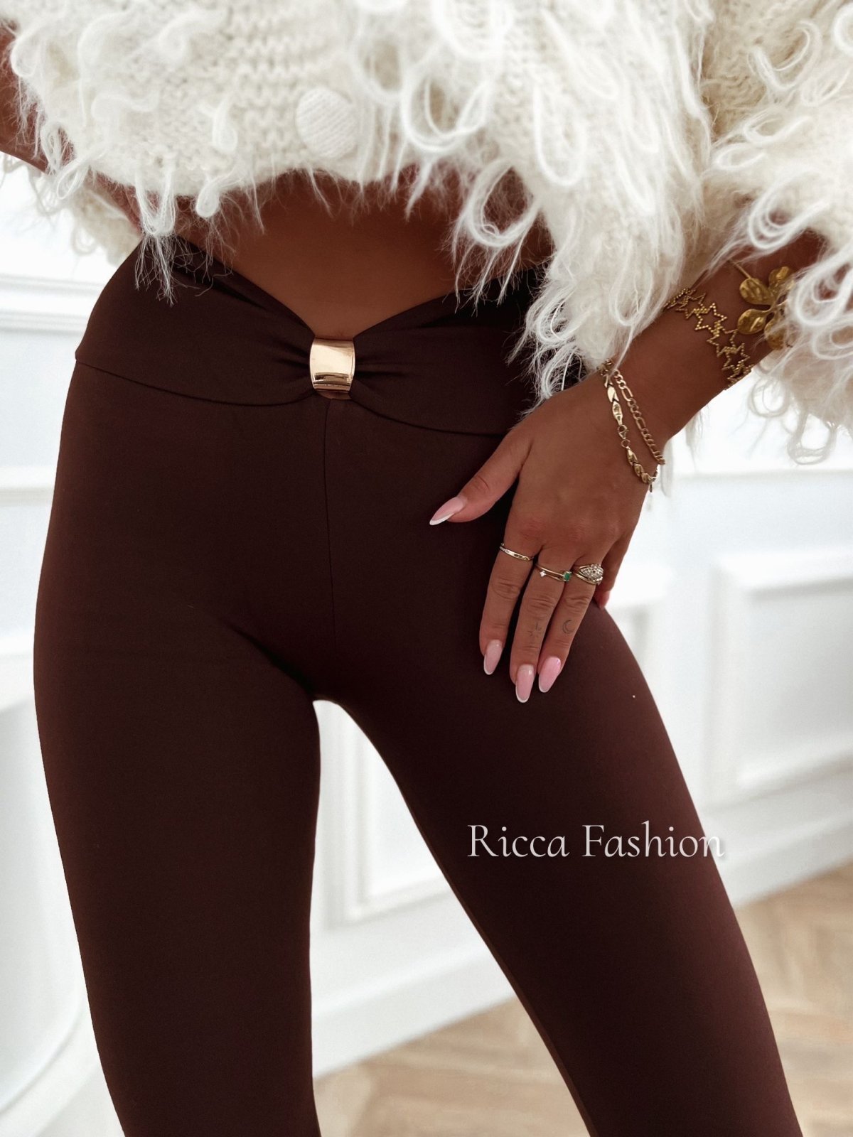 Legginsy ALLES, chocolate