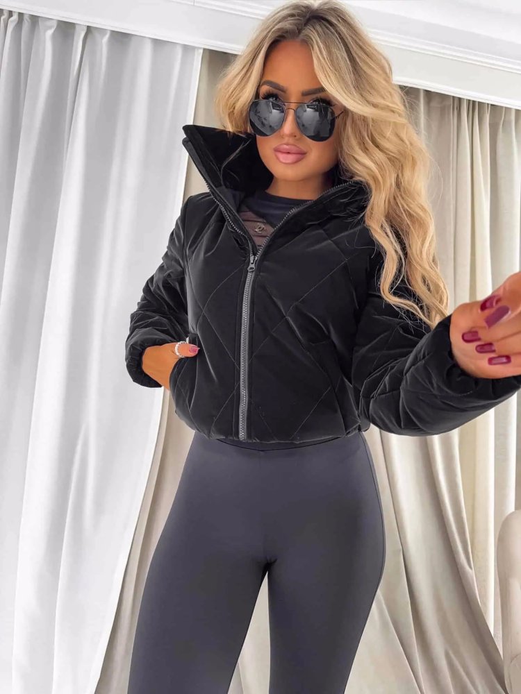 Kurtka VESTE II, czarno-beżowa