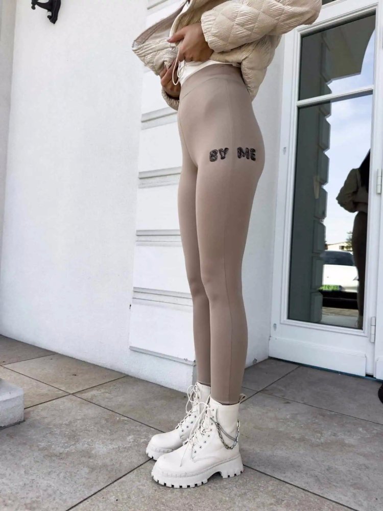 Legginsy WOW, beż
