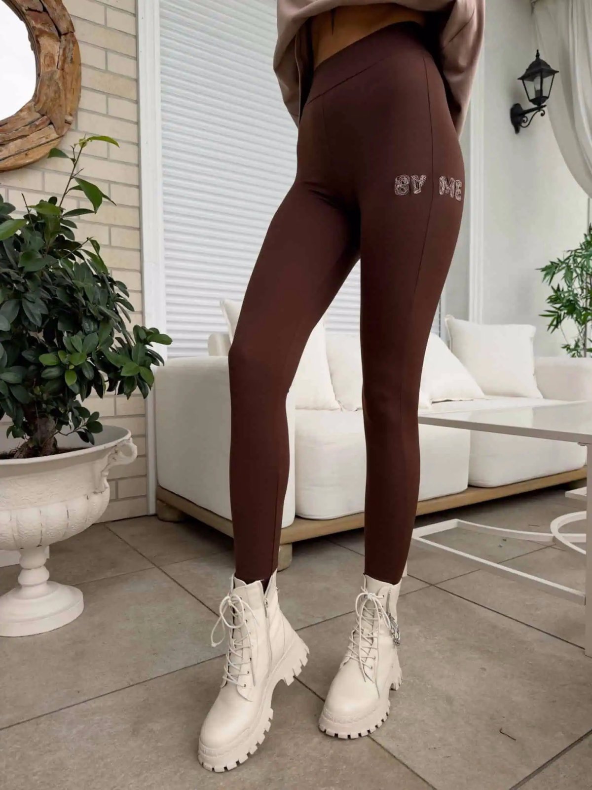 Legginsy WOW, chocolate