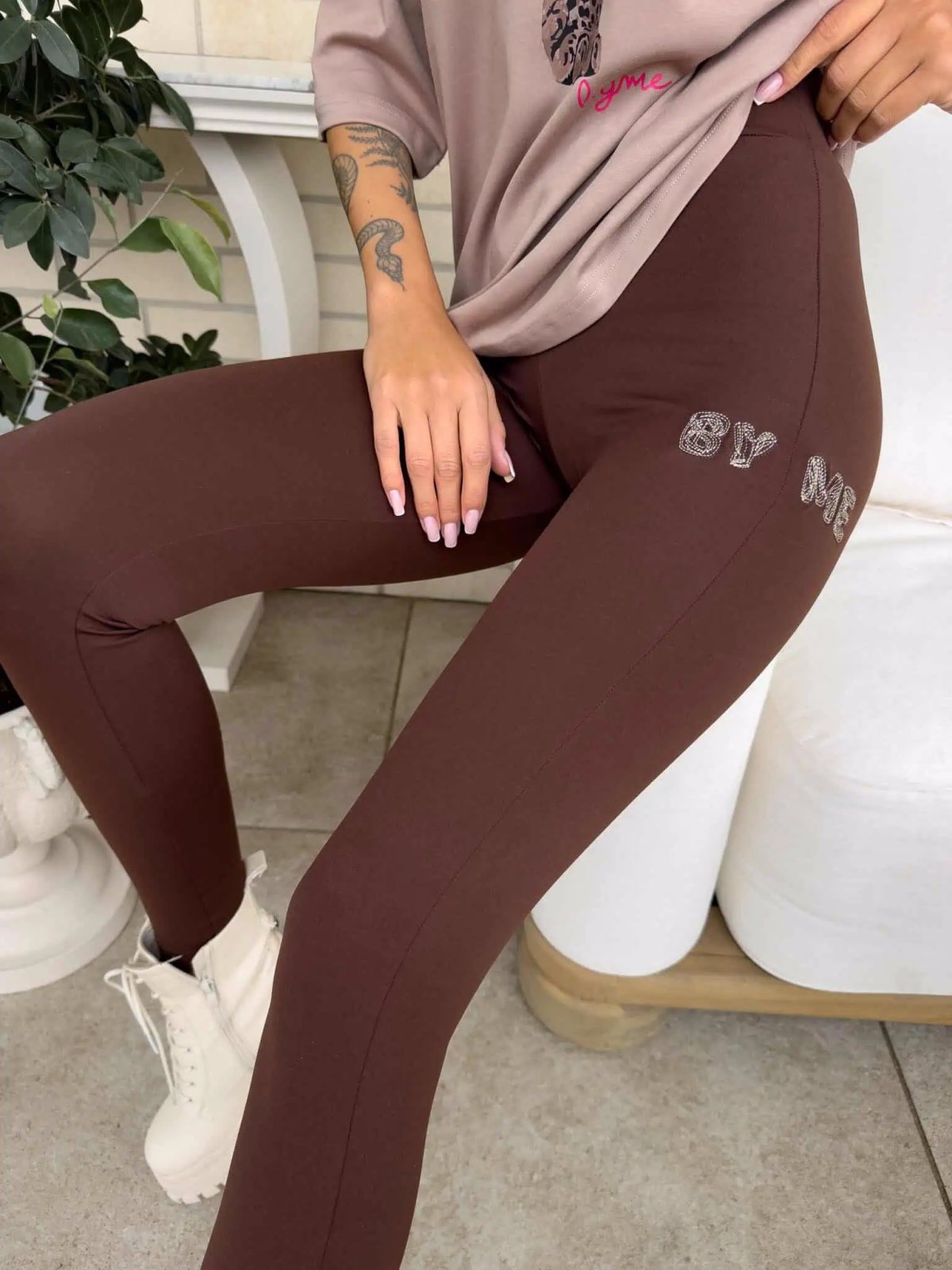 Legginsy WOW, chocolate