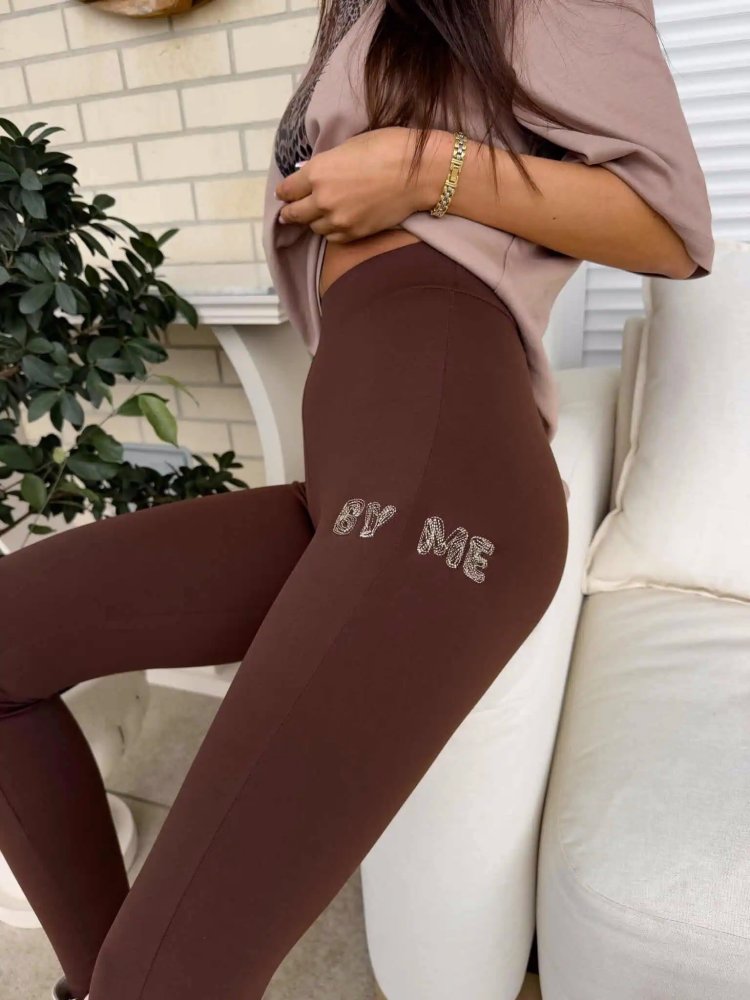 Legginsy WOW, chocolate