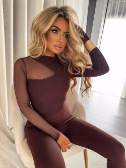 Bluzka SUZI, czekolada