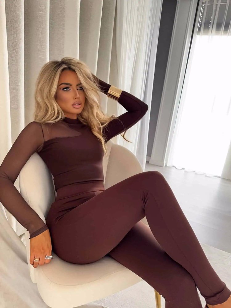 Bluzka SUZI, czekolada