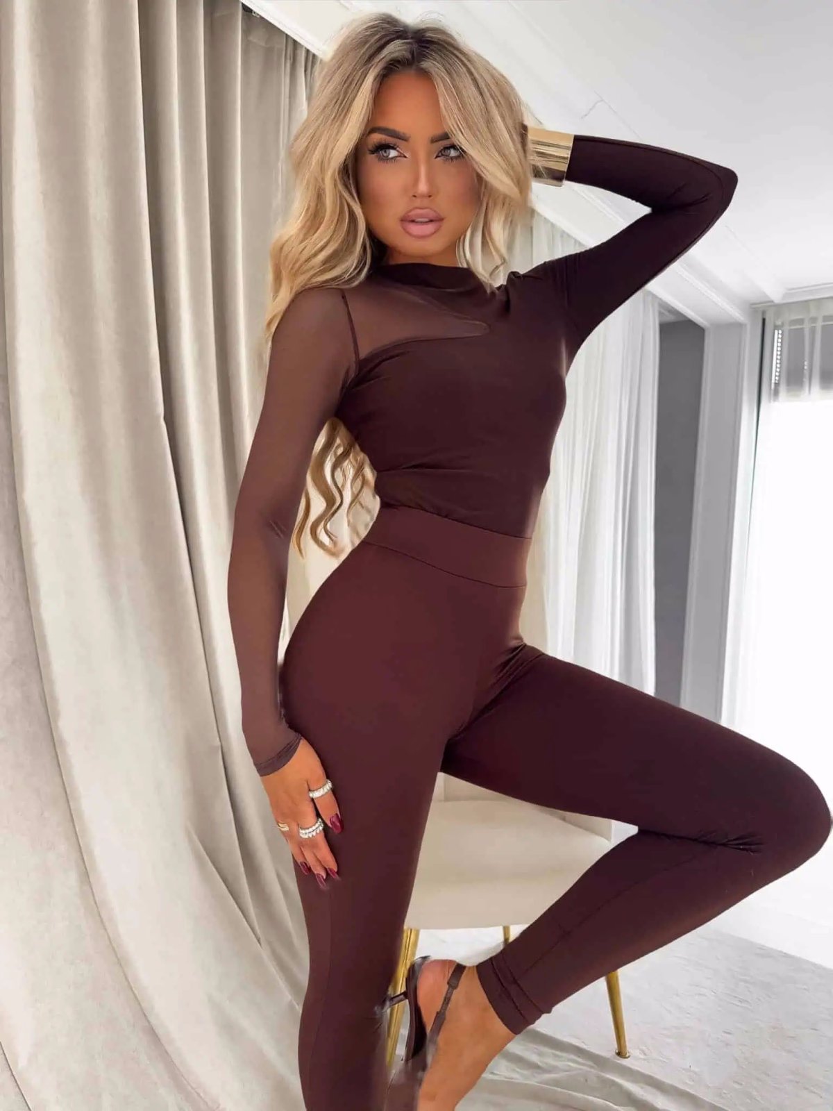 Bluzka SUZI, czekolada