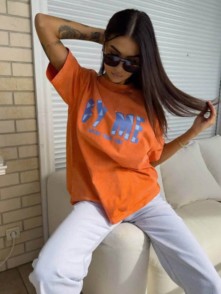 T-shirt dekatyzowany BALEN,...