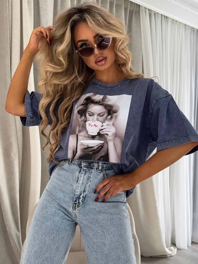 T-shirt dekatyzowany...