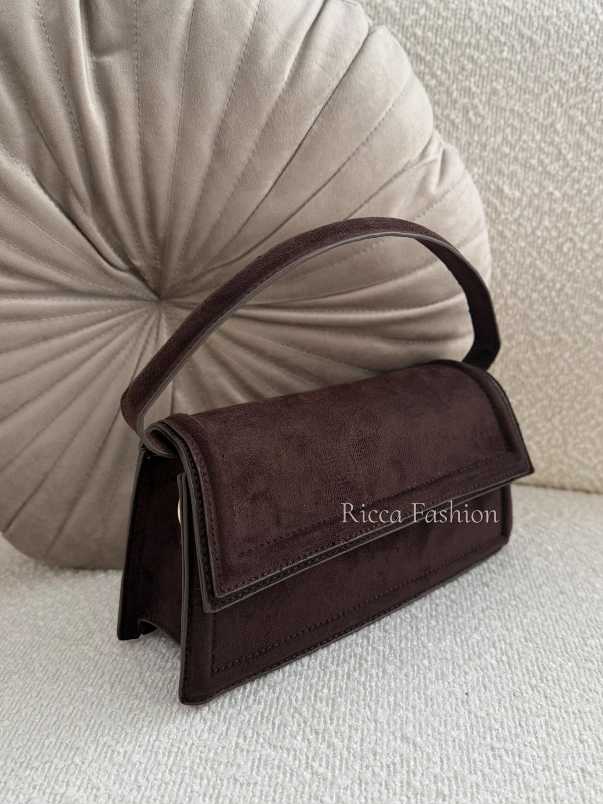 Torebka zamszowa LETICIA, chocolate