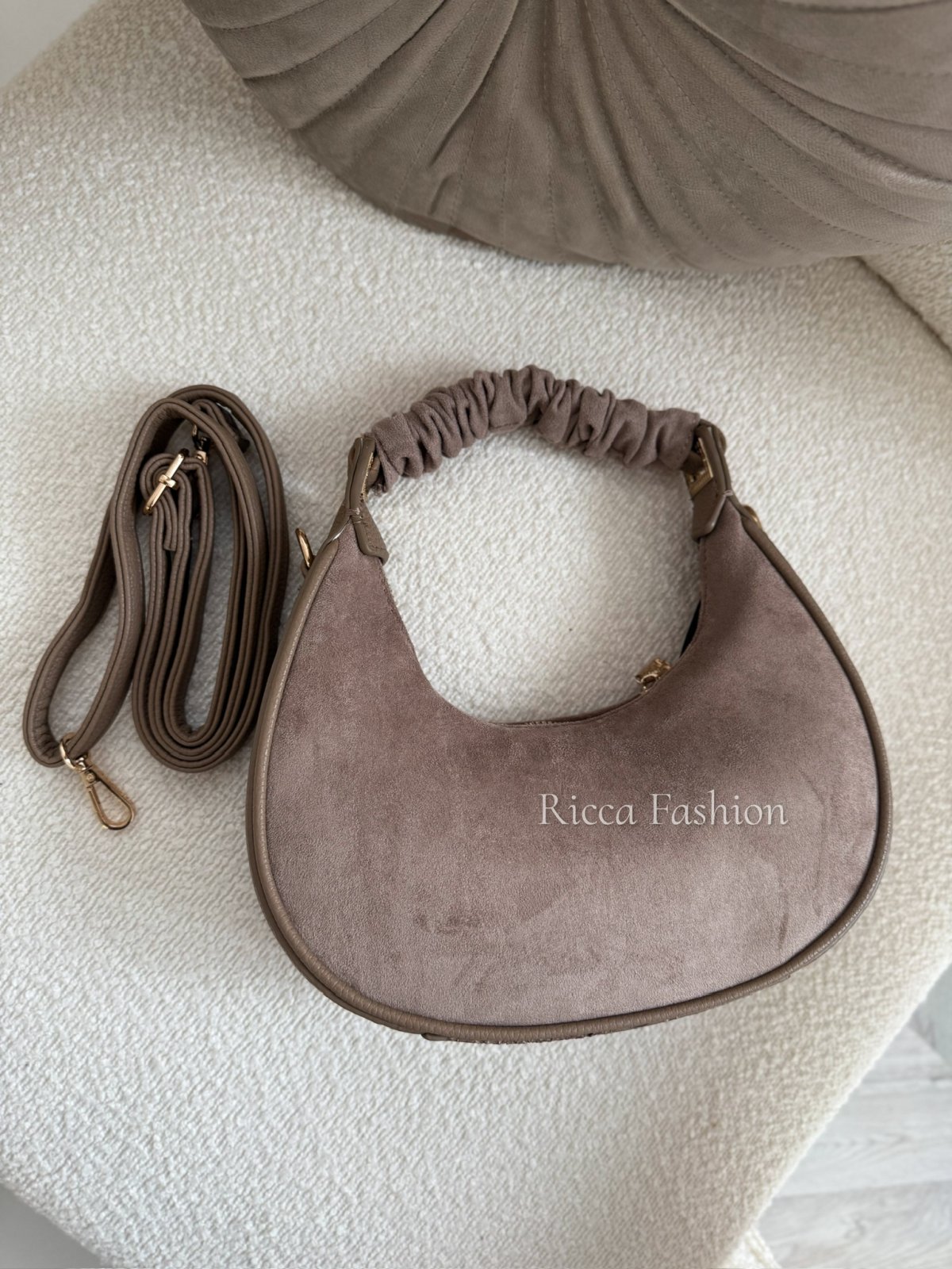 Torebka zamszowa SELENA, fango