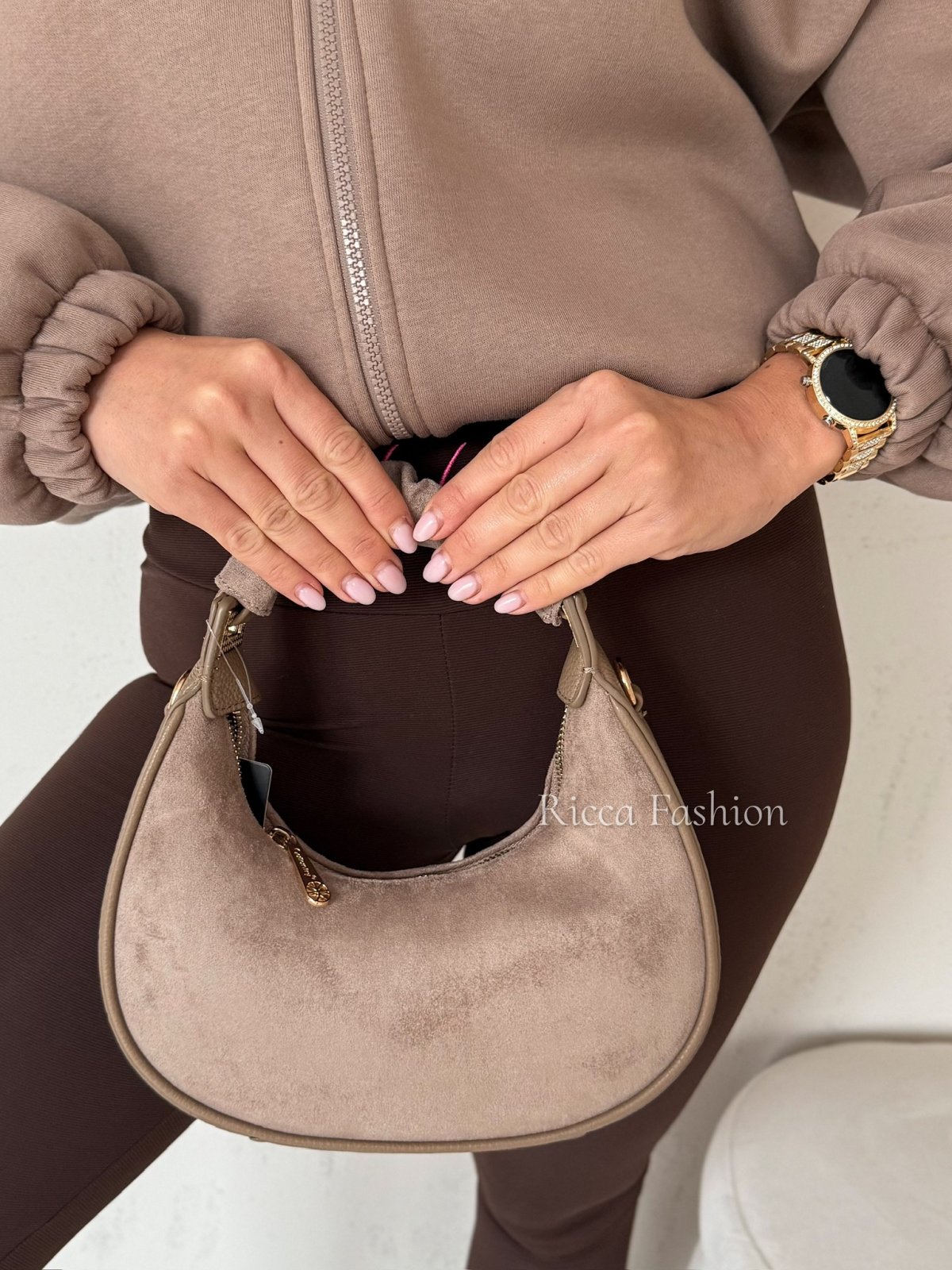 Torebka zamszowa SELENA, fango