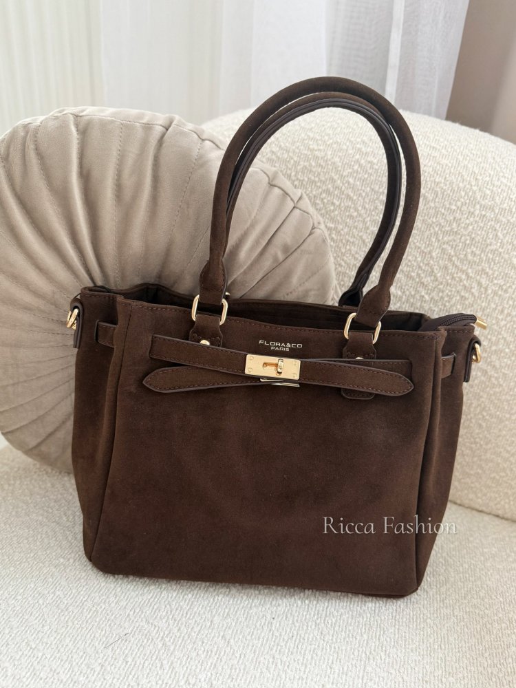 Torebka zamszowa ERMI,...