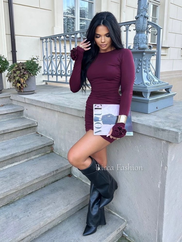 Sukienka z wiskozą premium...