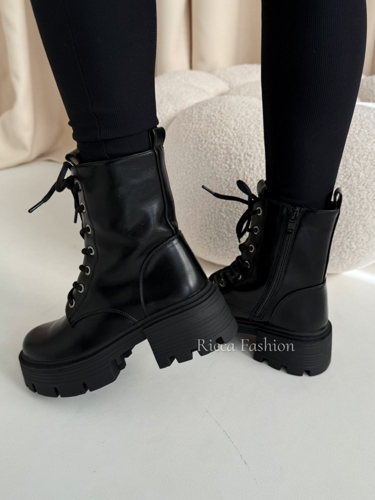 Botki/workery MORE, black