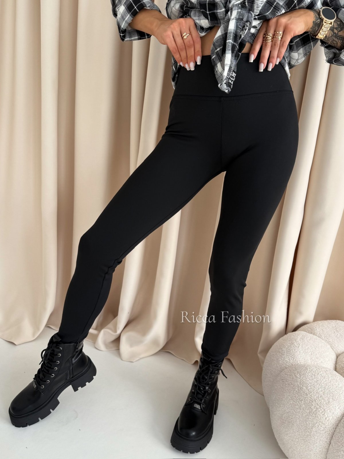 Legginsy ocieplane KEYO, black