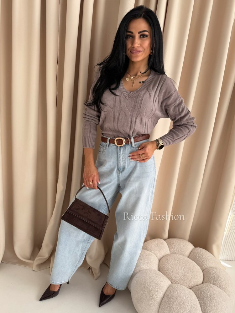 Sweter z wiskozą NIKO, fango