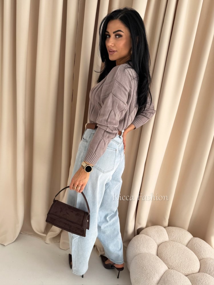 Sweter z wiskozą NIKO, fango