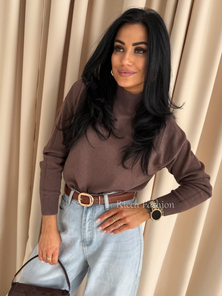 Półgolf/sweterek SALOME, cocoa