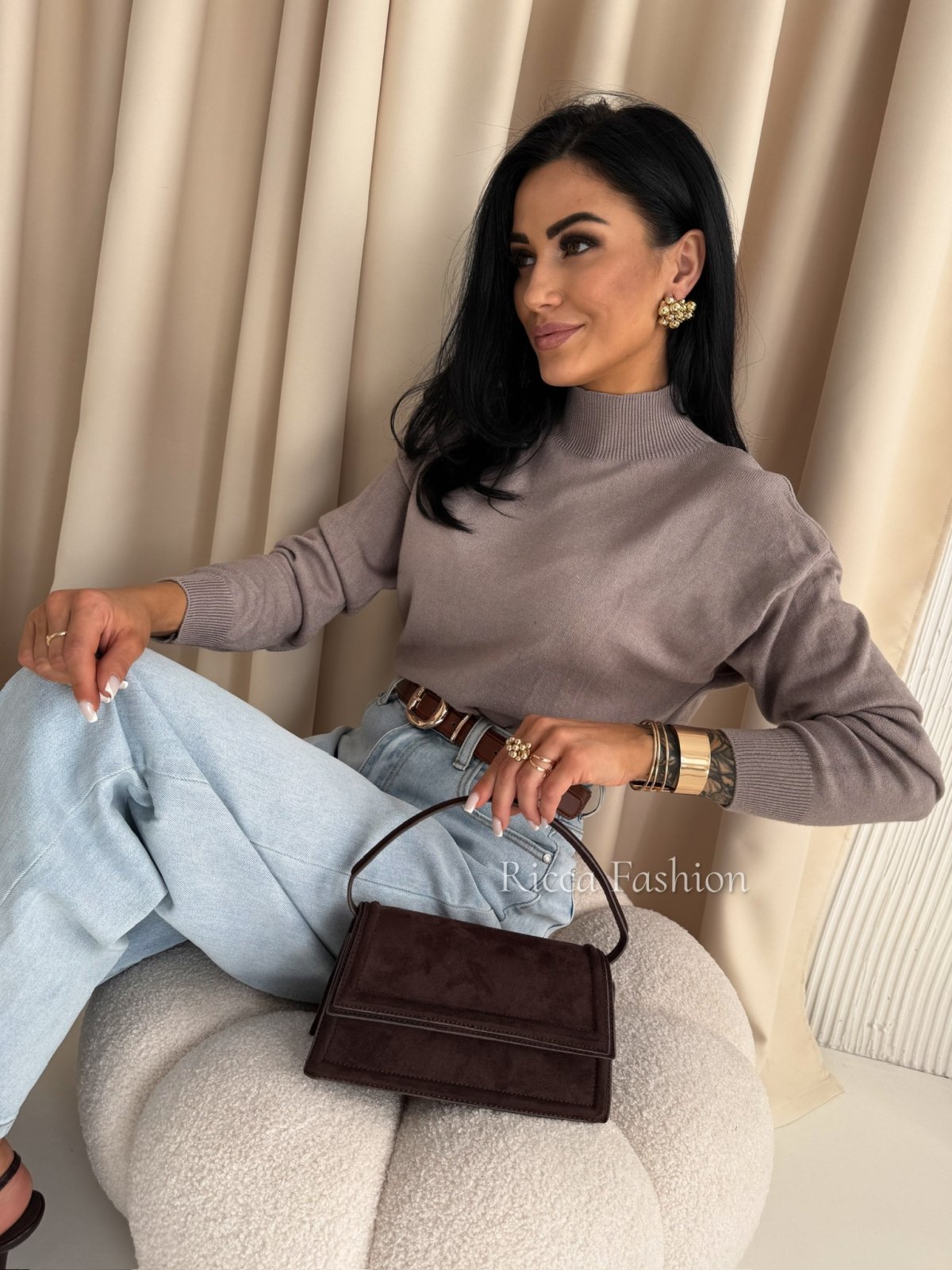 Półgolf/sweterek SALOME, fango