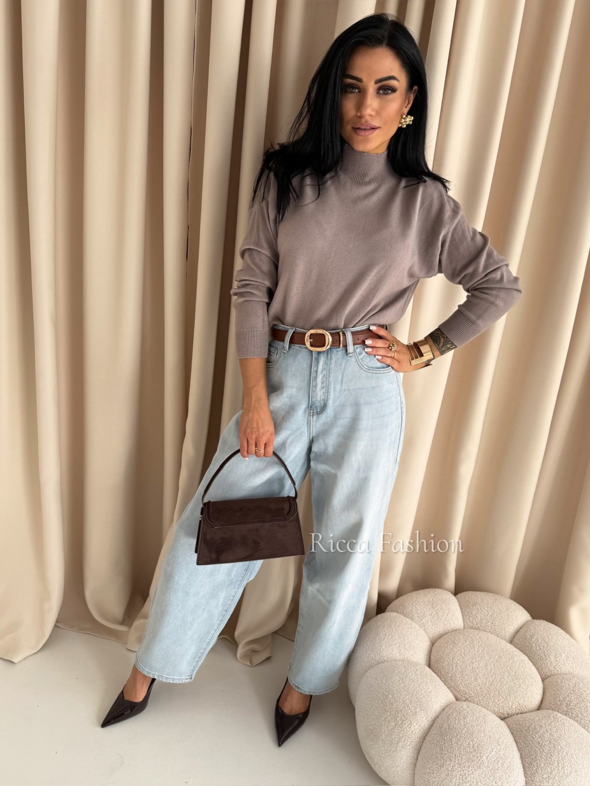 Półgolf/sweterek SALOME, fango