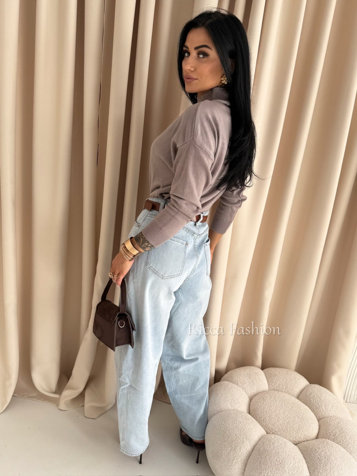 Półgolf/sweterek SALOME, fango