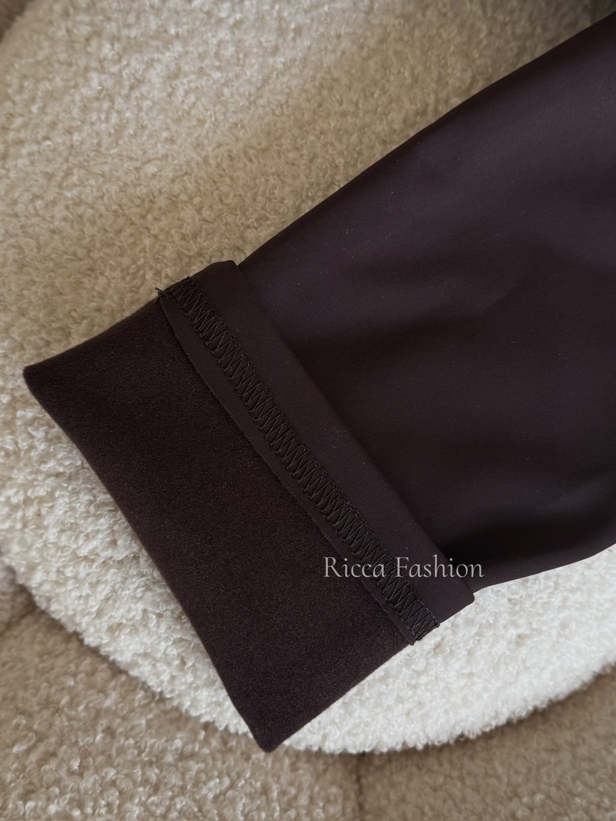 Legginsy ocieplane KEYO, chocolate