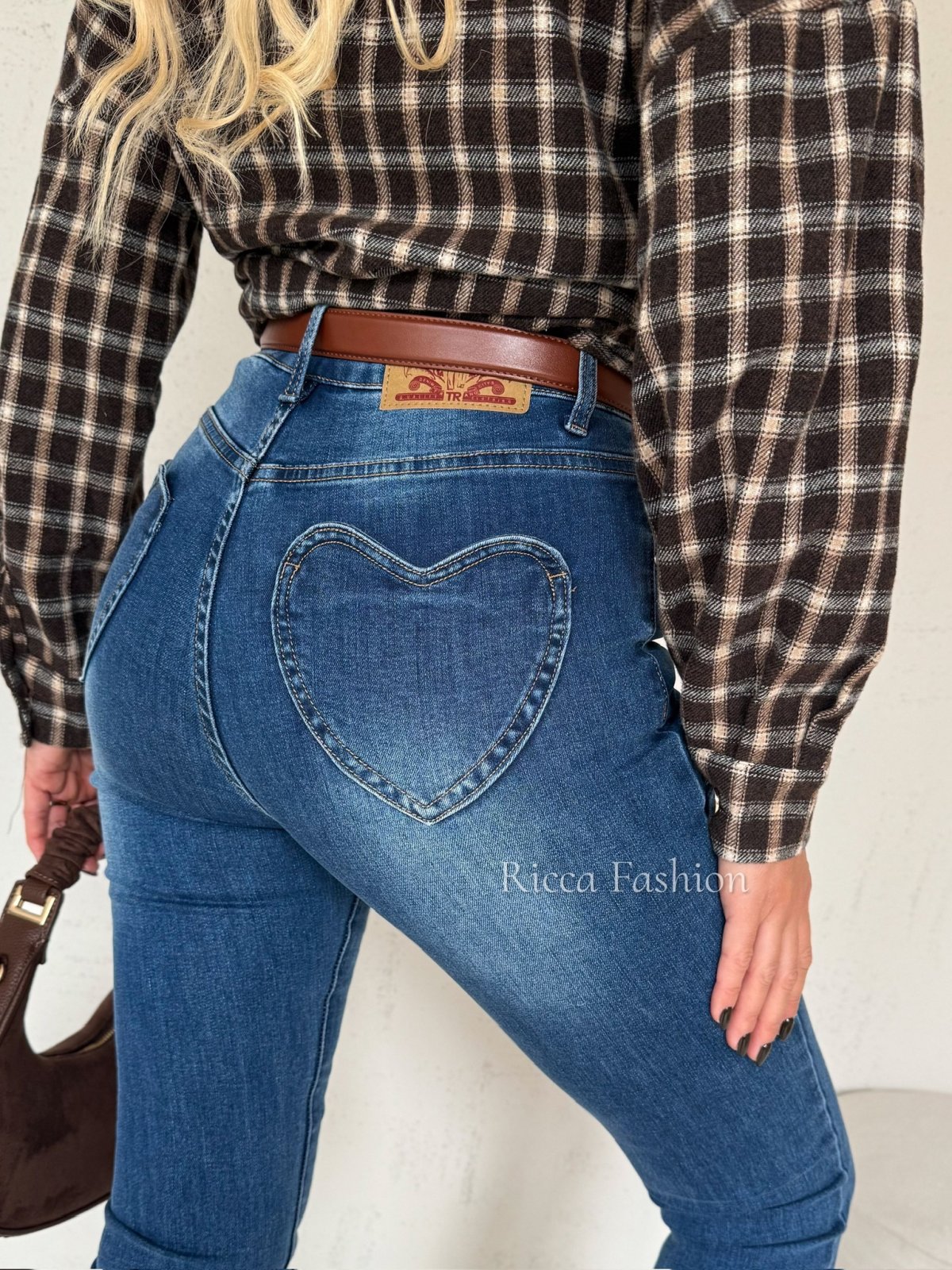 Spodnie skinny jeans HEARTS, navy