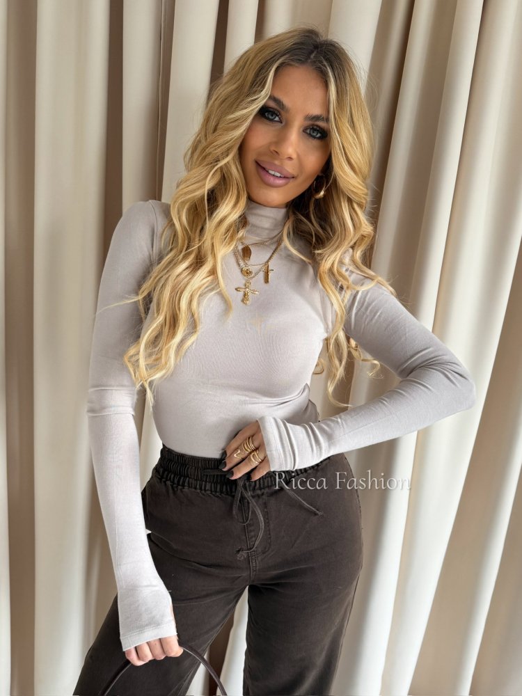 Bluzka/półgolf MATEO, beige