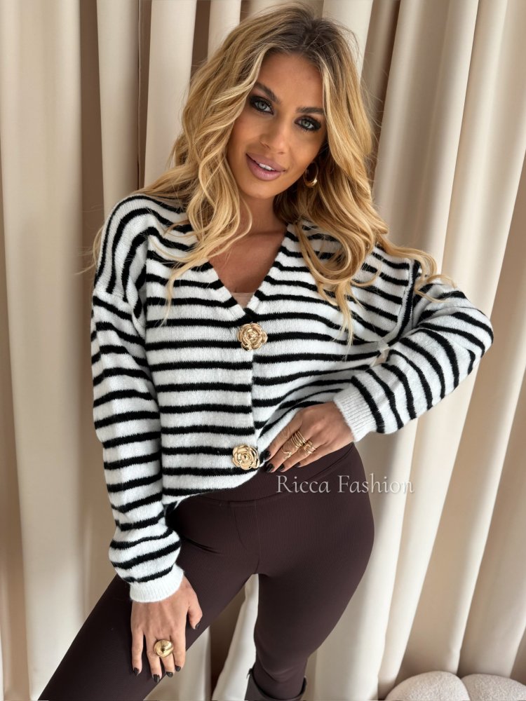 Sweter/cardigan SOLENE, white