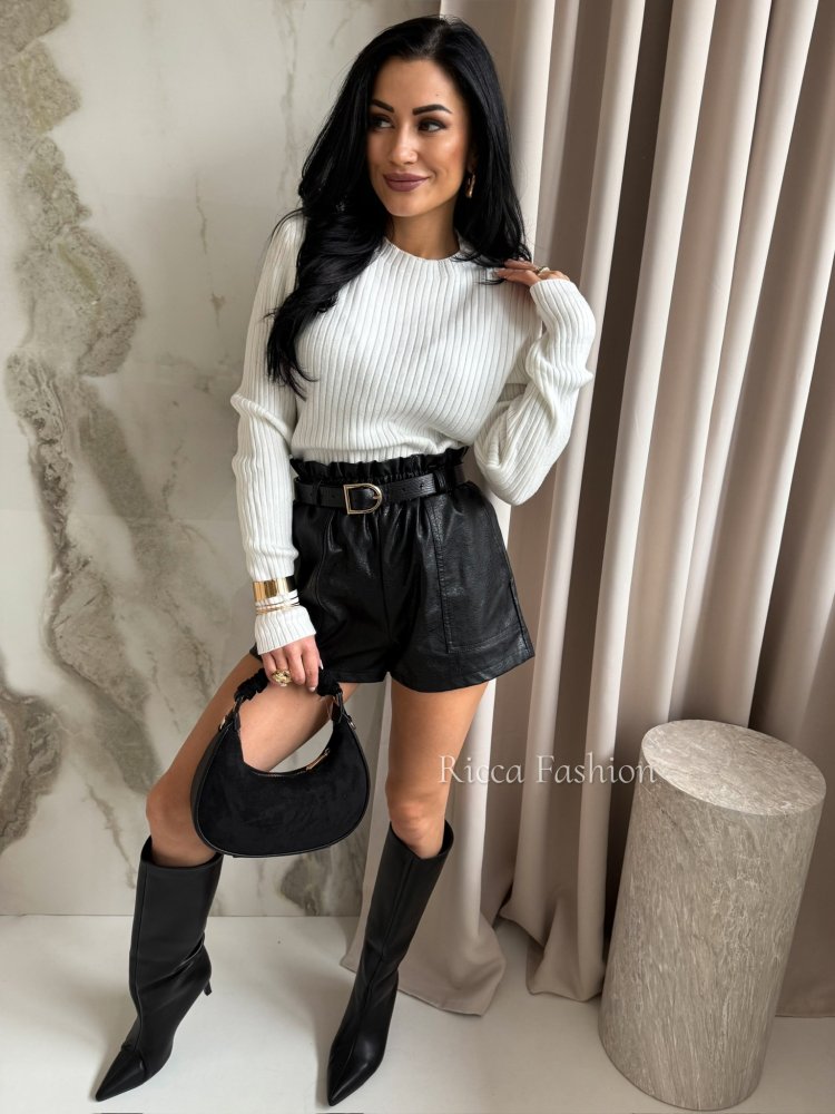 Sweter z wiskozą MAYO, white