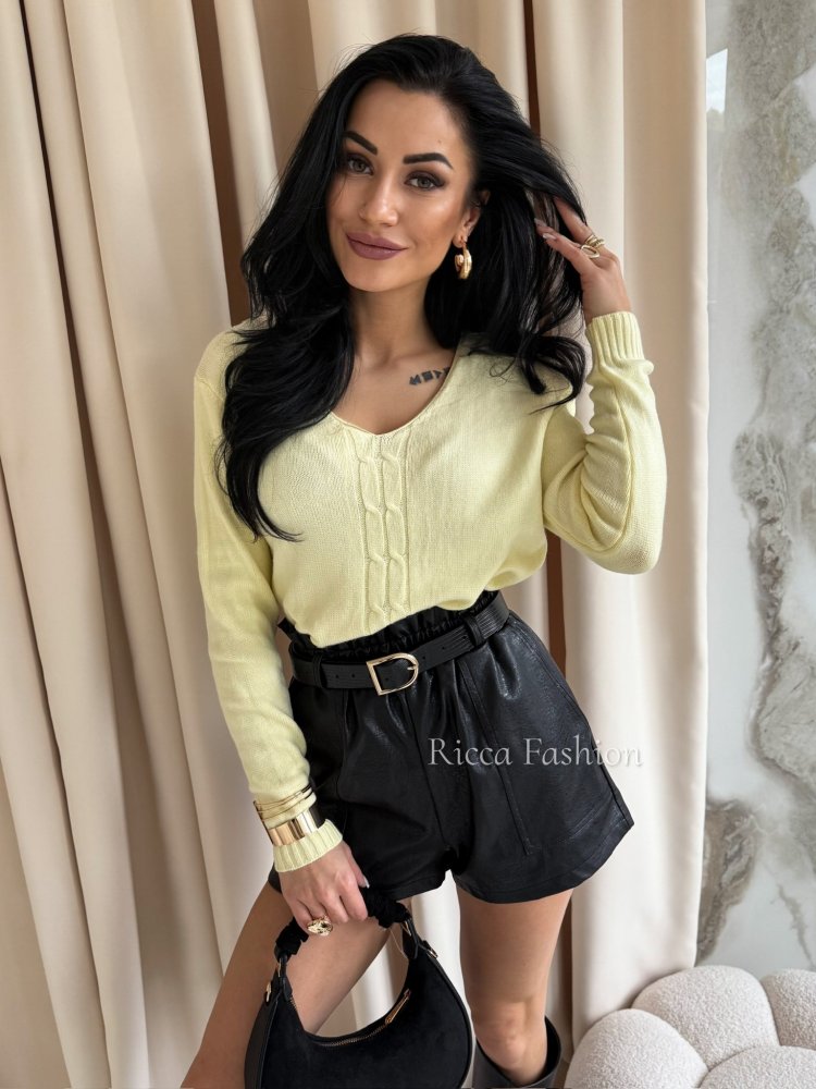 Sweter z wiskozą BINNIE,...