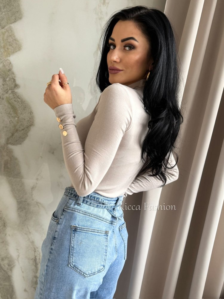 Bluzka/półgolf CASPER, beige