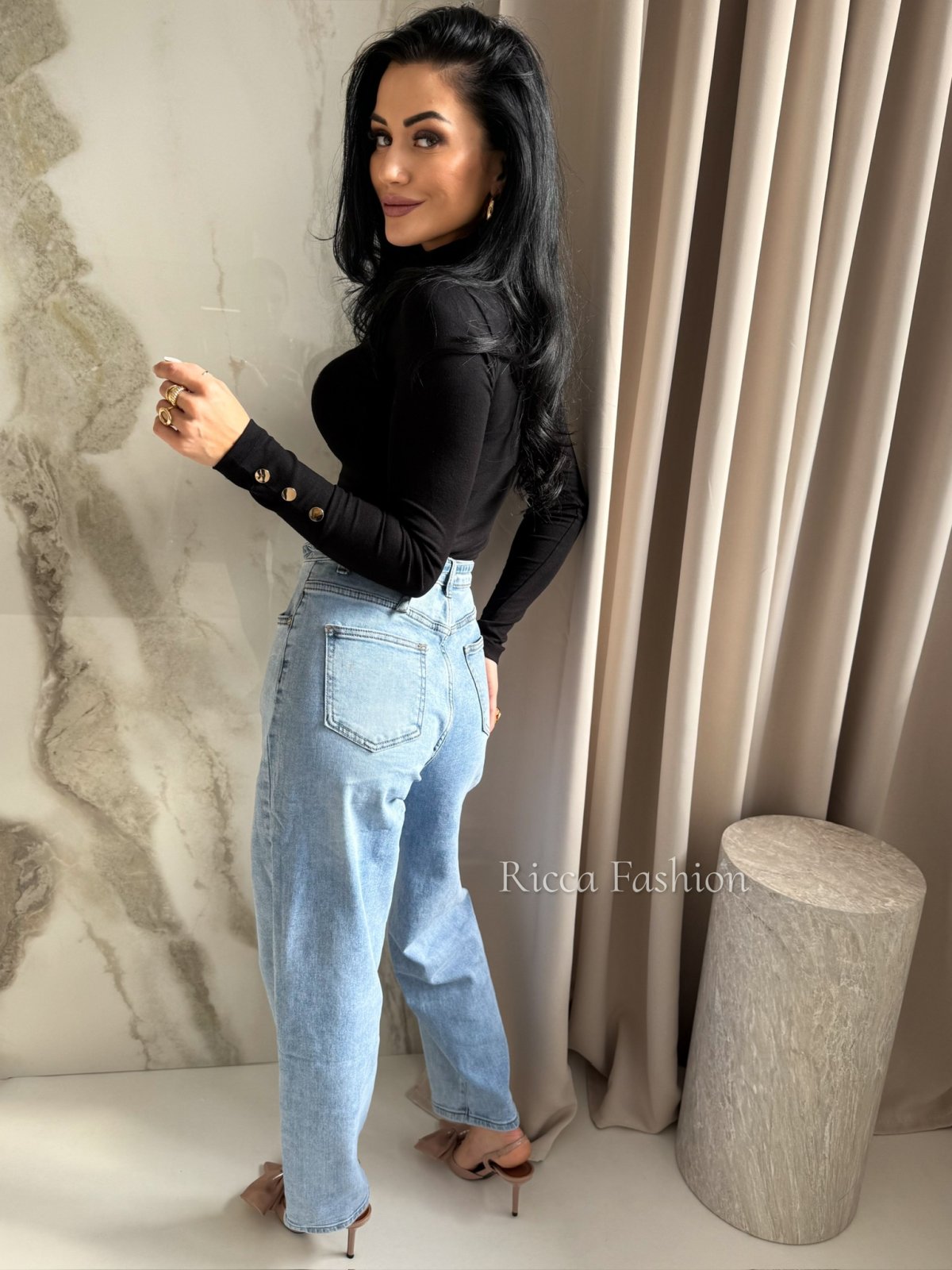 Bluzka/półgolf CASPER, black