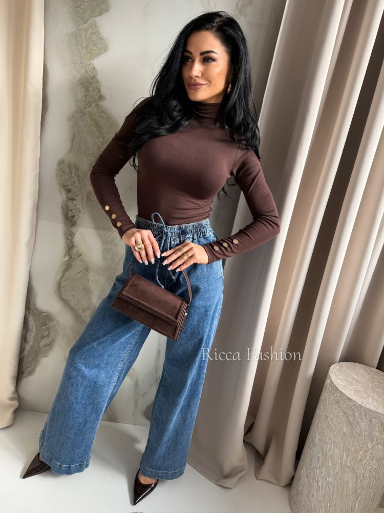 Bluzka/półgolf CASPER, chocolate