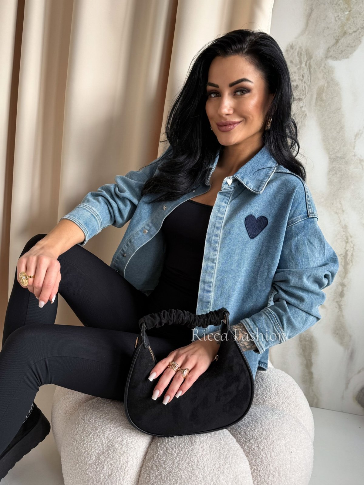 Katana/koszula jeansowa LOVELLA, blue