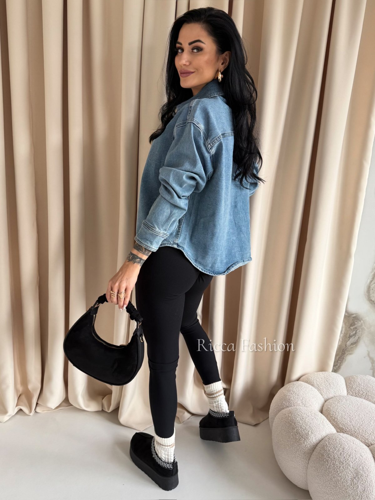 Katana/koszula jeansowa LOVELLA, blue